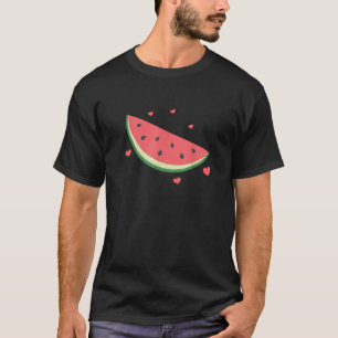 Liebe Wassermelonen Sommer Tropenfrüchte gesunde E T-Shirt