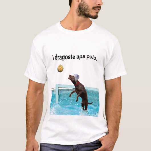 Liebe-Wasserpolo des Rumänen I T-Shirt (Vorderseite)