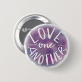 Liebe Watercolor Bokeh Button (Vorne & Hinten)