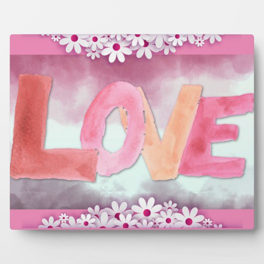 Liebe:WaterColor Fotoplatte (Vorderseite)