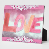 Liebe:WaterColor Fotoplatte (Seite)