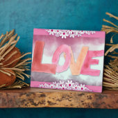 Liebe:WaterColor Fotoplatte (Seite)