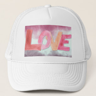 Liebe:WaterColor Truckerkappe