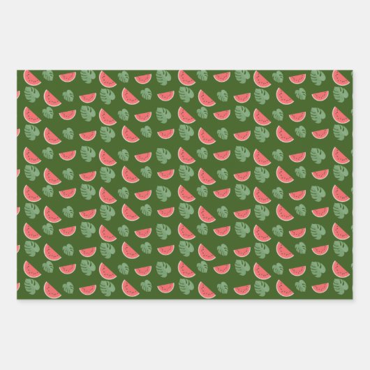 Liebe Watermelon Geschenkpapier Set (Vorderseite 3)