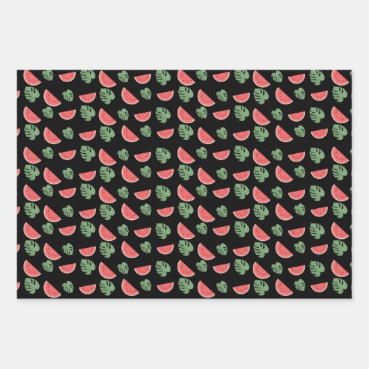 Liebe Watermelon Geschenkpapier Set (Vorderseite 2)