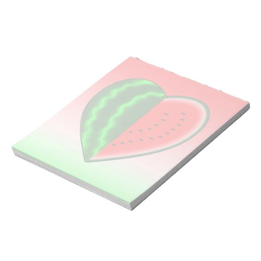 Liebe Watermelon Notizblock (Rotiert)