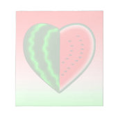 Liebe Watermelon Notizblock (Vorderseite)