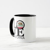 LIEBE Watsonville Kalifornien Tasse (Vorderseite Links)