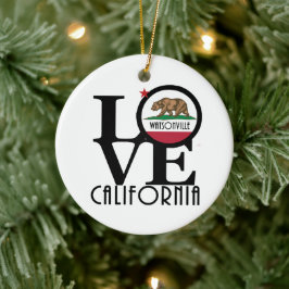 LIEBE Watsonville Keramik Ornament
