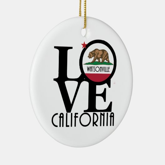 LIEBE Watsonville Keramik Ornament (Rechts)