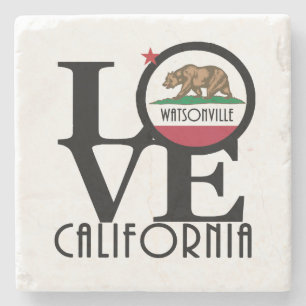 LIEBE Watsonville Steinuntersetzer