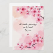 Liebe Wedding Anniversary wünscht Einladung (Vorne/Hinten)