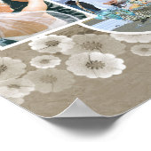 Liebe Wedding Foto Collage Poster (Ecke)