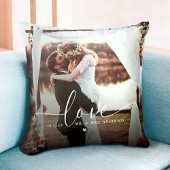 Liebe Wedding Foto Kissen