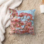 Liebe Wedding Pillows Pink Dogwood Blue Sky Kissen (Decke)