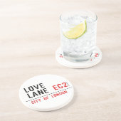 Liebe-Weg Sandstein Untersetzer (Seite)