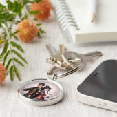 Liebe, weiche Kanten Schlüsselanhänger (Seite)