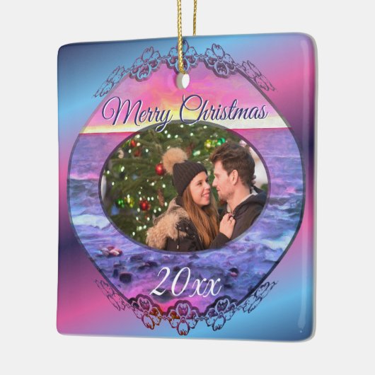 Liebe & Weihnachten Mexiko Sunset 0909 Keramikornament (Links)