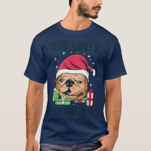 Liebe Weihnachten Mops Holiday Hund Eigentümer Ges T-Shirt