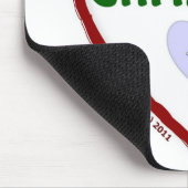 Liebe Weihnachten Mousepad (Ecke)