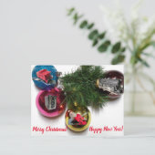 Liebe Weihnachten Postkarte (Stehend Vorderseite)