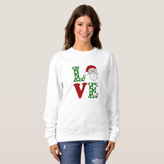 Liebe Weihnachten Sweatshirt (Vorne ganz)