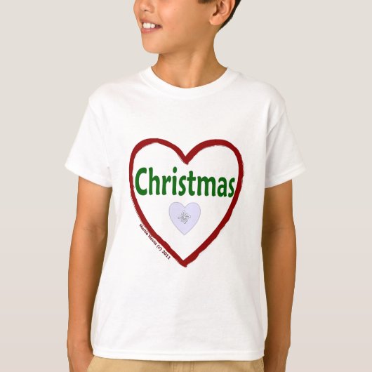 Liebe Weihnachten T-Shirt (Vorderseite)