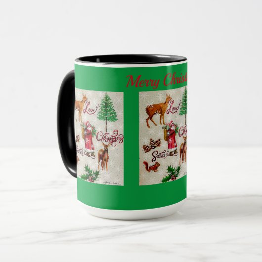 Liebe Weihnachten Tasse (Vorderseite Links)