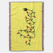 Liebe Weihnachts-Farblichter Text-45872 Decke (Vorderseite Vertikal)