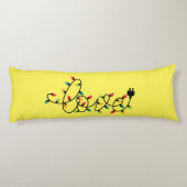 Liebe Weihnachts-Farblichter Text-45872 Seitenschläferkissen (Rückseite)