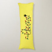 Liebe Weihnachts-Farblichter Text-45872 Seitenschläferkissen (Vorderseite Vertikal)