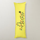 Liebe Weihnachts-Farblichter Text-45872 Seitenschläferkissen (Rückseite (Vertikal))