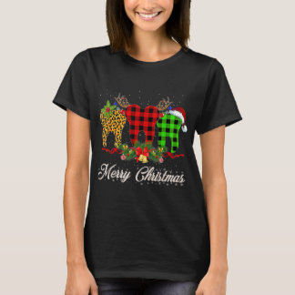Liebe Weihnachtsbaum Stethoscope Nurse Weihnachtsz T-Shirt