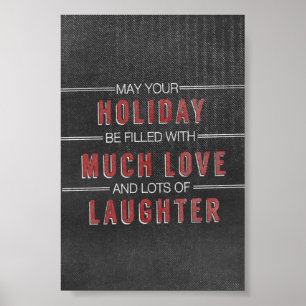 Liebe Weihnachtsfeiertag Halbpension Poster