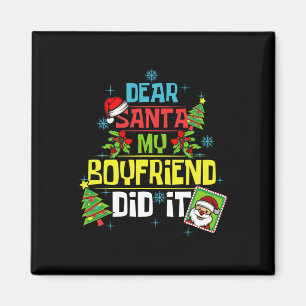 Liebe Weihnachtsfreund hat es Weihnachten Freundin Magnet