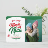 Liebe Weihnachtskarte Feiertagskarte (Stehend Vorderseite)