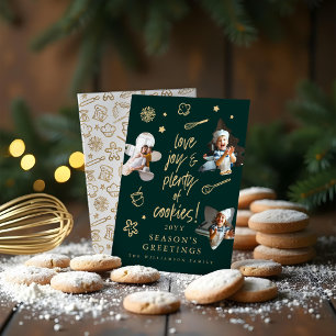 Liebe Weihnachtskekse Weihnachtsgebäck Fotos backe Feiertagskarte