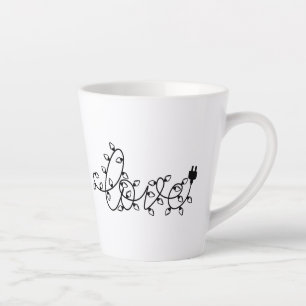 Liebe Weihnachtslichter Text-45871 Milchtasse