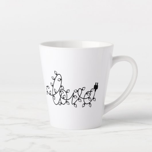 Liebe Weihnachtslichter Text-45871 Milchtasse (Rechts)