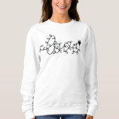 Liebe Weihnachtslichter Text-45871 Sweatshirt (Vorderseite)