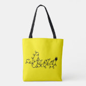 Liebe Weihnachtslichter Text-45871 Tasche (Rückseite)