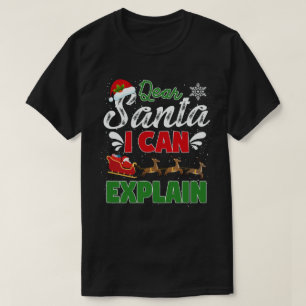 Liebe Weihnachtsmann I kann lustige Weihnachtsfeie T-Shirt