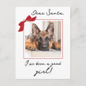 Liebe Weihnachtsmann Niedlich Begleiter Weihnachte Feiertagspostkarte (Vorderseite)