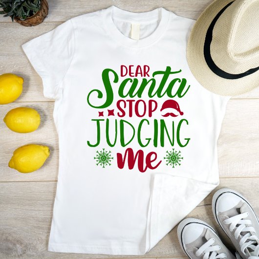 Liebe Weihnachtsmann soll mich beurteilen T-Shirt