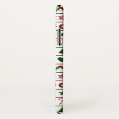 Liebe-Weihnachtsmotiv-Muster-Grün-weißes Rot Case-Mate iPhone Hülle (Hinten/Rechts)