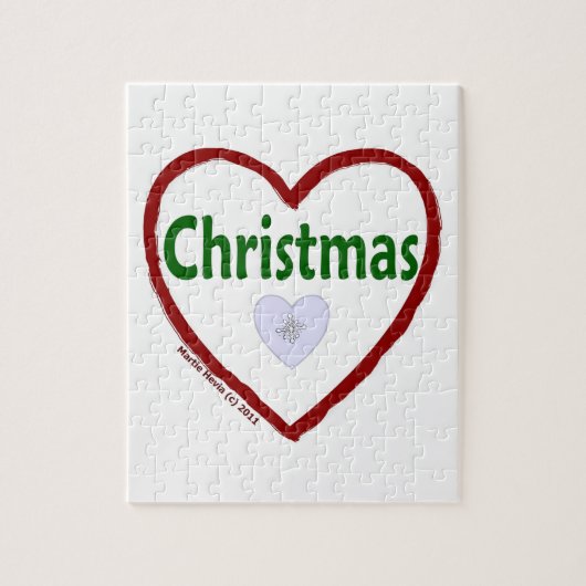 Liebe Weihnachtspuzzle Puzzle (Vertikal)