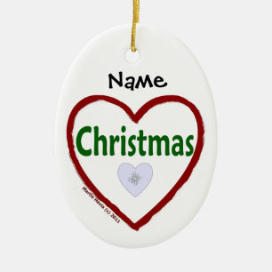 Liebe Weihnachtsschmuck