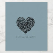 LIEBE WEINETIKETT (Einzelnes Label)