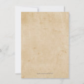 Liebe Weingarten Künstliche Trauben Einladung (Rückseite)