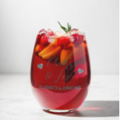 Liebe Weinglas Ohne Stiel